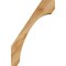 Ekena Millwork 6"W x 16"D x 24"H Legacy Rough Sawn Knee Brace, Western Red Cedar BRC06X16X24LEC00RWR - alternate 4